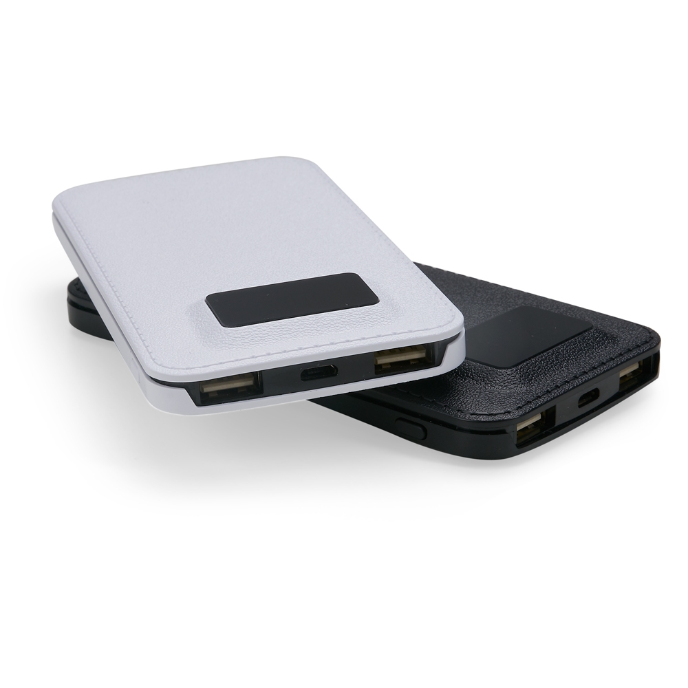 Power Bank Plástico com Visor Digital